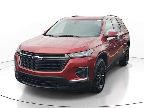 Radiant Red 2023 Chevrolet Traverse LT Leather