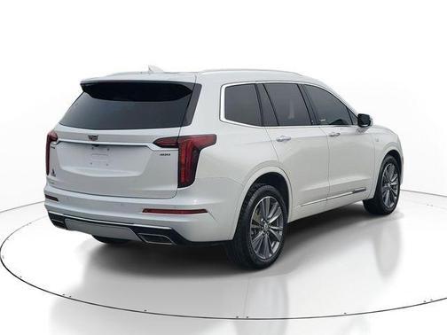 Crystal White Tri-Coat 2024 Cadillac XT6 Premium Luxury AWD