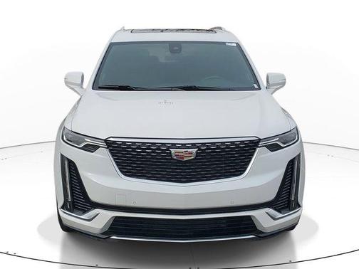 Crystal White Tri-Coat 2024 Cadillac XT6 Premium Luxury AWD