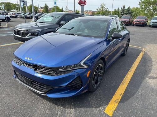 Sapphire Blue 2022 Kia K5 GT-Line