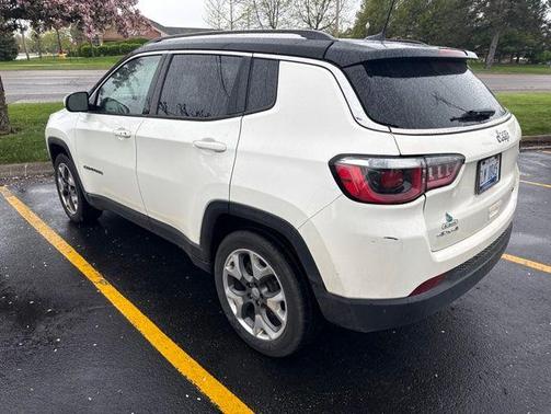 White Clearcoat 2019 Jeep Compass Limited