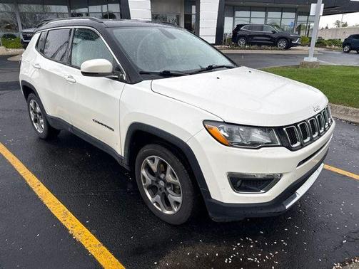White Clearcoat 2019 Jeep Compass Limited