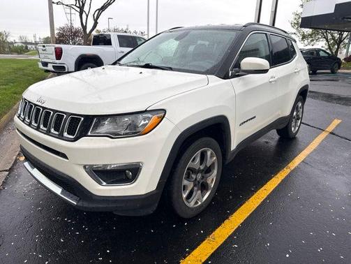 White Clearcoat 2019 Jeep Compass Limited