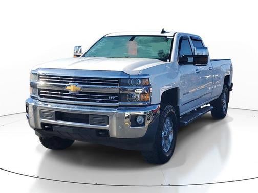 Summit White 2015 Chevrolet Silverado 3500 LTZ