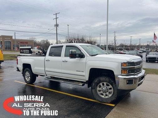 Summit White 2015 Chevrolet Silverado 3500 LTZ