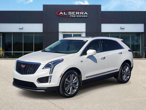 Crystal White Tri-Coat 2025 Cadillac XT5 Premium Luxury