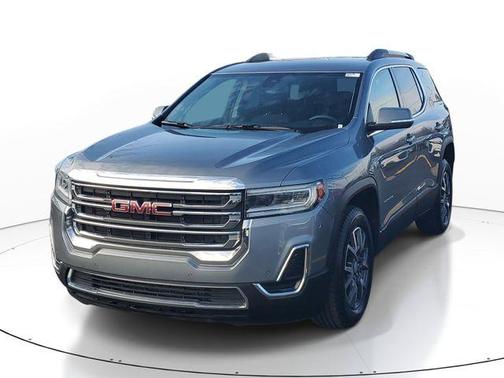 Satin Steel Metallic 2021 GMC Acadia SLE