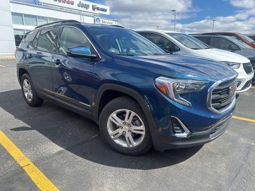 Blue Emerald Metallic 2020 GMC Terrain SLE