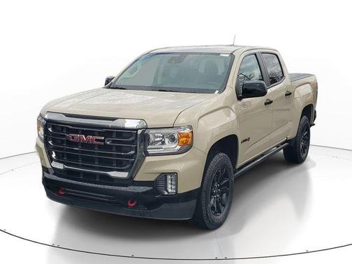 Desert Sand Metallic 2021 GMC Canyon AT4 w/Leather