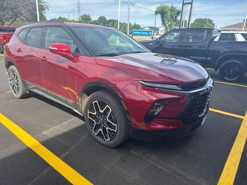 Radiant Red 2024 Chevrolet Blazer RS