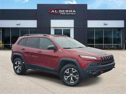 Deep Cherry Red Crystal Pearlcoat 2016 Jeep Cherokee Trailhawk