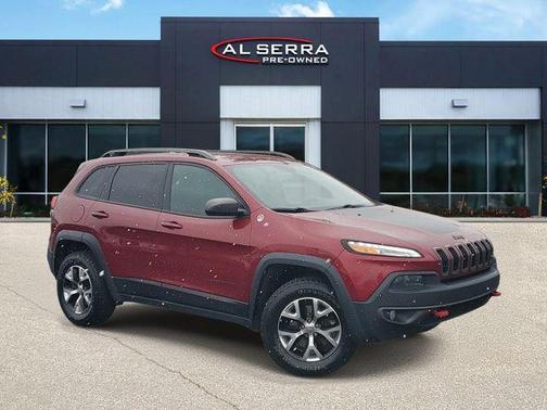 Deep Cherry Red Crystal Pearlcoat 2016 Jeep Cherokee Trailhawk