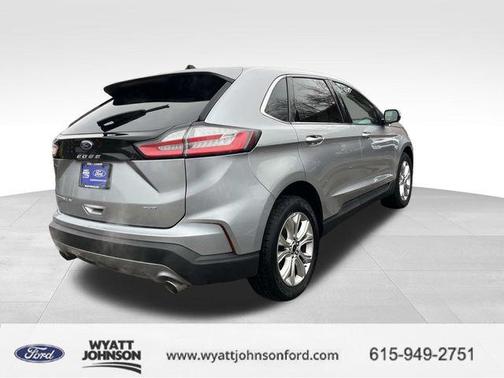Silver Metallic 2024 Ford Edge Titanium