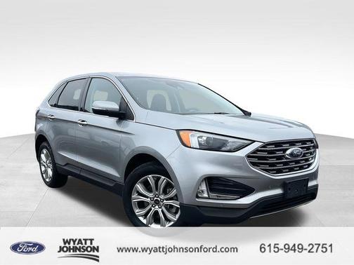 Silver Metallic 2024 Ford Edge Titanium