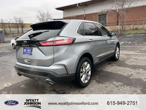 Silver Metallic 2024 Ford Edge Titanium