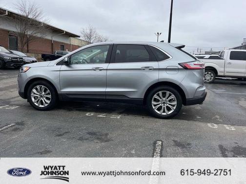 Silver Metallic 2024 Ford Edge Titanium