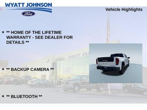 Summit White 2024 GMC Sierra 1500 AT4X