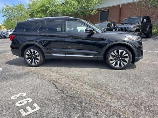 Black Metallic 2025 Ford Explorer Platinum