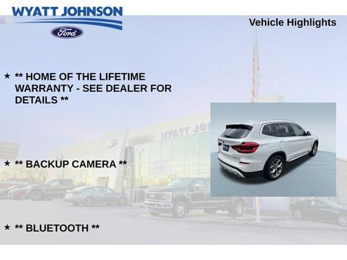 Alpine White 2020 BMW X3 SDRIVE30I
