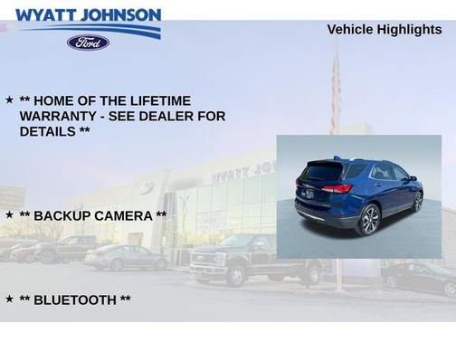 Blue Glow Metallic 2022 Chevrolet Equinox PREMIER