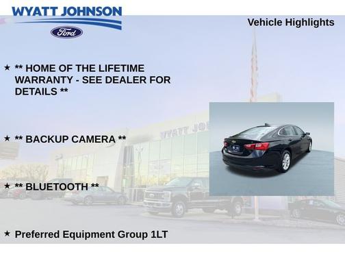 Black Metallic 2024 Chevrolet Malibu LT W/1LT