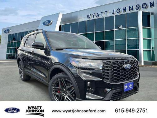 Agate Black Metallic 2026 Ford Explorer ST