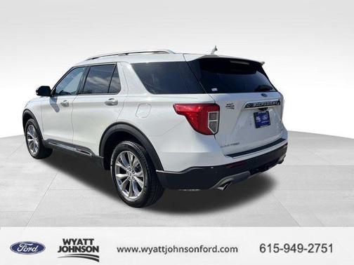 Star White Metallic Tri-Coat 2023 Ford Explorer Limited