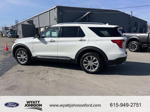 Star White Metallic Tri-Coat 2023 Ford Explorer Limited