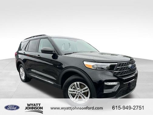 AGATE BLACK METALLIC 2023 Ford Explorer XLT
