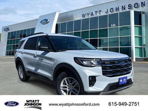 Space White Metallic 2026 Ford Explorer Active