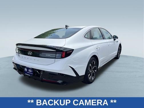 White 2024 Hyundai SONATA SEL