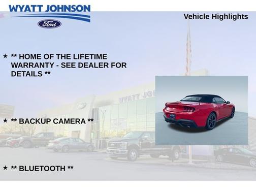 RACE RED 2024 Ford Mustang ECOBOOST PREMIUM