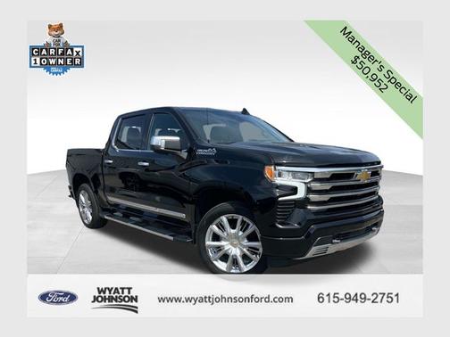 Black 2024 Chevrolet Silverado 1500 HIGH COUNTRY