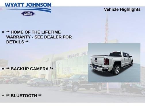 White Frost Tri-Coat 2017 GMC Sierra 1500 DENALI