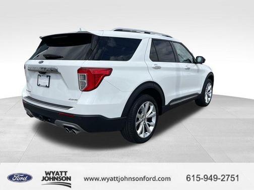 STAR WHITE MET TRI-COAT 2023 Ford Explorer PLATINUM