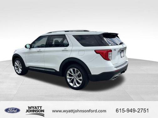 Star White Metallic Tri-Coat 2023 Ford Explorer Platinum
