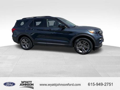 Stone Blue Metallic 2022 Ford Explorer XLT