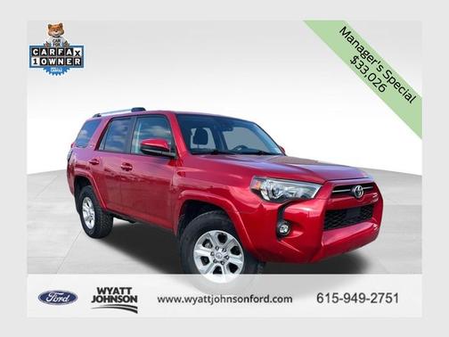 Red 2024 Toyota 4Runner SR5