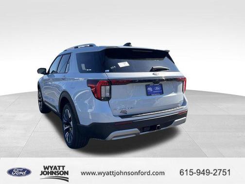 Space White Metallic 2026 Ford Explorer Platinum