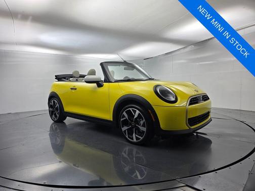 Yellow 2026 MINI Convertible Cooper S