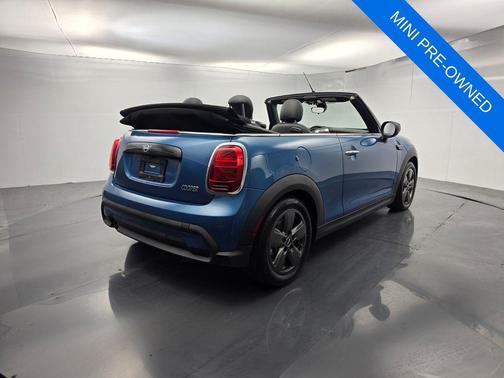 Island Blue Metallic 2022 MINI Convertible Cooper