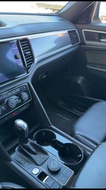 Blue/Gray 2022 Volkswagen Atlas Cross Sport 2.0T SEL