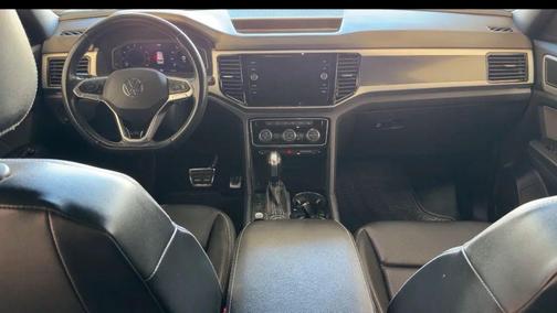 Blue/Gray 2022 Volkswagen Atlas Cross Sport 2.0T SEL