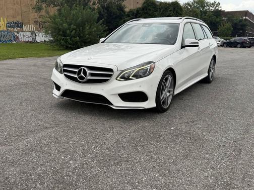 White 2014 Mercedes-Benz E-Class 4MATIC