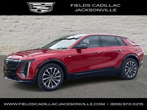 Radiant Red Tintcoat 2025 Cadillac LYRIQ Sport