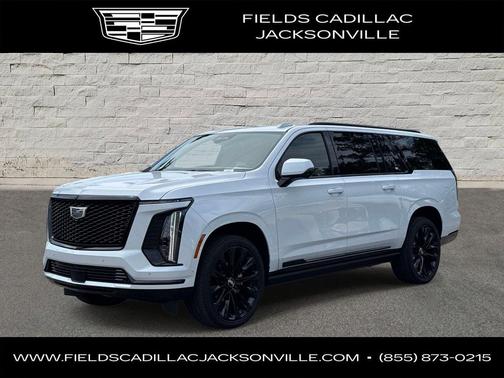 Vibrant White Tricoat 2026 Cadillac Escalade ESV Sport Platinum