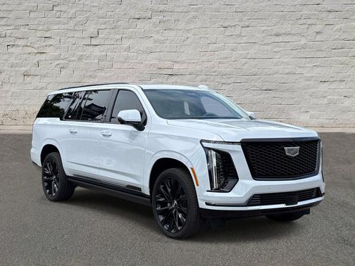 Vibrant White Tricoat 2026 Cadillac Escalade ESV Sport Platinum