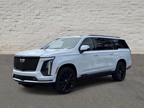 Vibrant White Tricoat 2026 Cadillac Escalade ESV Sport Platinum