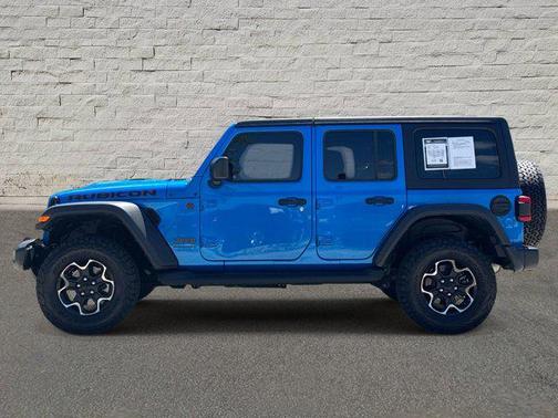 Hydro Blue Pearlcoat 2023 Jeep Wrangler Rubicon