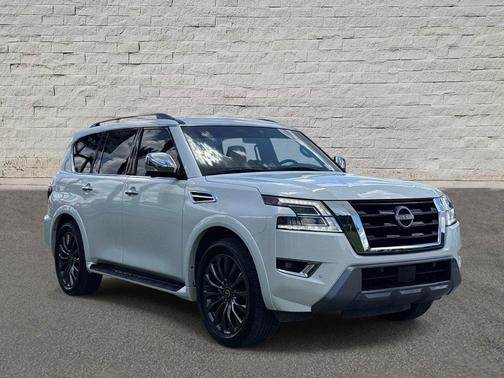 Aspen White Tricoat 2024 Nissan Armada Platinum 2WD